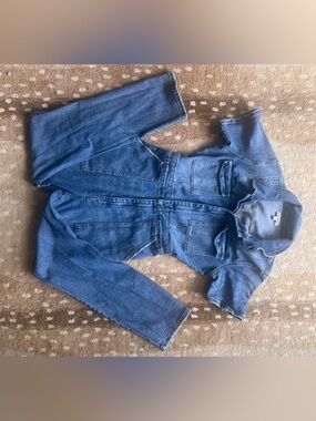 Good American Denim Zip-Up Jumpsuit